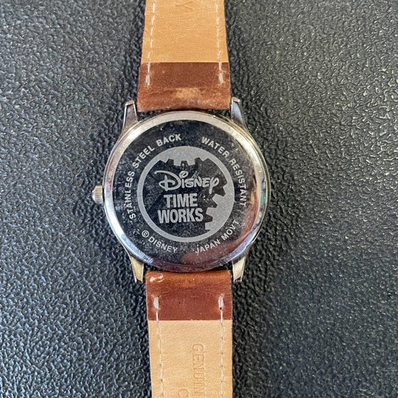 Vintage Mickey Mouse Wrist Watch Disney Time Works Fossil Glow in the dark Mouse main image 6